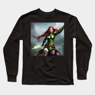 Sayya commanding her legions Long Sleeve T-Shirt